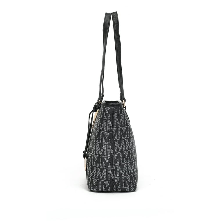 MKF Collection Large Tote Bag for Women & Wristlet Wallet, Vegan Leather  Handbag Set Top-Handle Tote Handbag Purse