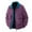Purple, variant on Xzbqbs Mens Workwear Jackets Full Zip Up Lightweight Outdoor Lapel Jacket Casual Windbreaker Color Block Jacket with Multi Pockets