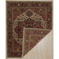 thumbnail image 3 of EORC Beige / Red Hand Knotted Wool Traditional Heriz Serapi  Rug, 8' x 10', 3 of 3
