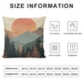 thumbnail image 5 of Nawypu  Boho Throw Pillow Covers,Boho Pillow Cover,Boho Mountain Nature Landscape Forest Throw Pillow Covers 1,Boho Landscape Mountain for Bed Home Room Sofa Decorations Decor, 5 of 5