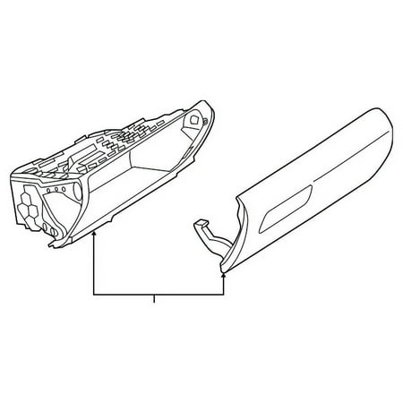 Genuine OE BMW Glove Box - 51-16-9-239-345