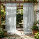 thumbnail image 5 of Cortinas Transparentes para Exteriores, Impermeables, Resistentes a Los Rayos Uv, Que Filtran La Luz y Brindan Privacidad. Incluyen Un Bolsillo para Barra de Cortina, Ideales para Patio, Porche, Cena, 5 of 6