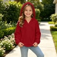 thumbnail image 4 of Timegard Girls Clothes Fall Winter Clothes Hoodies for Boy Unisex Kids Sweatshirts Lightweight Loose Workout Tops, 4 of 4