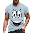 thumbnail image 1 of Xdzjlr T-Shirt Homme Manches Courtes Col Rond Tee Intérieur Extérieur Léger Tendance Chemise Homme, TTTG, 1 of 5