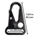 thumbnail image 2 of Rope & Cord Metal Webbing Clip – 1” Snap Clips for Cargo, Organization, Tie Downs & More – Single Pack, 2 of 4