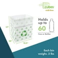 thumbnail image 4 of Clean Cubes Multi 13-Gallon Pop-Up Trash Bins, 3-Pack, Recycle – Disposable, Collapsible, with Fitted Trash Bags, 4 of 7