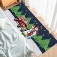 thumbnail image 5 of Kitchen Rugs and Mats Set of 1 Christmas Snowman and Red and Black Buffalo Plaid Truck Kitchen Sink Mat,Non-Slip Area Runner Rug,Washable Floor Mat for Home Dining Room Office 18"x47", 5 of 6