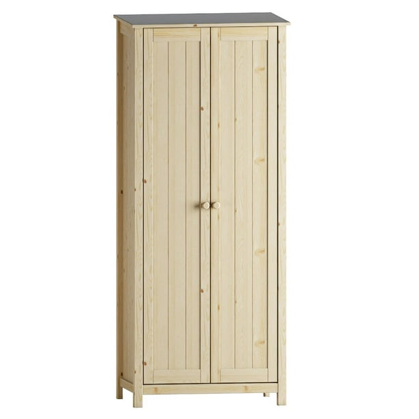 From the Tree Furniture Solid Unfinished Wood Freestanding Wardrobe