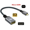 thumbnail image 3 of JSER 4K Type-D Micro HDMI 1.4 Male to HDMI Female Extension Cable for DV MP4 Camera DC Laptop, 3 of 7