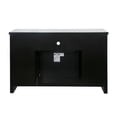 thumbnail image 4 of TV Stand with Electric Fireplace and Acrylic Faux Diamond, Silver, 4 of 5