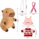 thumbnail image 5 of Set de peluche Kireidane Capybara con 7 prendas y accesorios, 5 of 8