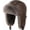 Khaki Brown, variant on CoCoMangos Mens Faux Fur Ushanka Trapper Hat Russian Cossack Faux Leather Winter Trooper Hat with Ear Flaps Furry Ski Hunter Cap Women