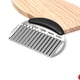 thumbnail image 3 of Cuchilla para rebanar cepilladora de verduras de doble hoja | Cuchillo de cocina pelador de repollo | Utensilio de cocina | Decoración de escritorio única | Regalo para aliviar el estrés | Material, 3 of 4