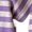 Purple, variant on Zpanxa Girl Outfits Sets Girls Striped Short Sleeve Tee and Flare Pants Set 2 Piece Casual Summer Outfit