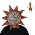 thumbnail image 1 of Mascarilla facial de Halloween con diseño de payaso, sol y luna, de látex, para juego de terror, cosplay, disfraz de Halloween, 1 of 14