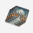 thumbnail image 3 of Calaveras Sugar Skulls Spooky Halloween Foam Coaster Set of 4 3.5 in x 3.5 in, 3 of 5
