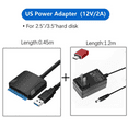 thumbnail image 3 of SATA to USB A Cable Electronic End Connection USB 3.0 to SATA Cable,USB-C/USB 3.0 Red, 3 of 8