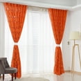 thumbnail image 4 of Camnix Vines Leaves Curtains Semi Blackout Curtains for Bedroom 78.7 inch Long 1 Panel Botanical Black Out Curtains for Living Room Window Drapes, 39.4Wx78.7L, 4 of 5