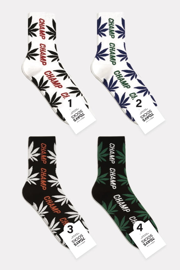 Men's Crew Champ Hemp Socks - 4 Pair Set