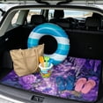 thumbnail image 2 of DISNIMO Car Trunk Mat 29" x 39" Butterfly Flower Print All Weather Cargo Liner Floor Mat with Non-Slip Backing Scratch-Proof Dog Seat Cover Fits for SUV Truck Sedan, 2 of 7