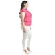 thumbnail image 2 of Blusa con detalle de olan Roman Fashion Fucsia 38 Talla Extra, 2 of 5