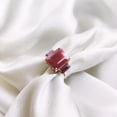 thumbnail image 2 of 14K Solid Yellow Gold Natural Ruby Statement Ring, July Birthstone, 2 of 9