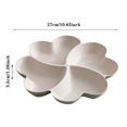 thumbnail image 3 of Fruit Plate Heart Shaped Platter Bowl Serving Tray Ideal for Chips Dips Condiment Serving Set Great for Candy Fruit Plates Dish Saucers, 3 of 3
