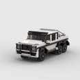 thumbnail image 5 of MOC Cars Pickup Truck Vehicle Building Blocks City Speed Champions G63 6x6 Racing Model Creative Garage Technique Kids Toys Gift, 5 of 7