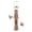 Bronze 1 PACK, variant on Metal Bird Feeders with 6 Feeding Ports,Tube Bird Feeder with Steel Hanger,Wild Bird Feeder for Outdoors Hanging, Attracting Birds in Your Lawn, Garden, Balcony
