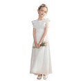 thumbnail image 3 of Junior Bridesmaid Dress Prom Party Dresses Long Flower Girl's Dress, 3 of 9