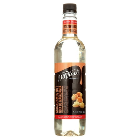 DaVinci Gourmet Classic Macadamia Nut Syrup, 750 ml