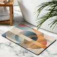 thumbnail image 4 of Experience Stylish Comfort with Boho Small Rug - Soft Non-Slip Kitchen Rugs, Ultra-Thin & Washable - Geometric Modern Bohemia Indoor Door Mat for Entryway, Bathroom, Bedroom, Office, 20x32 inch, 4 of 5