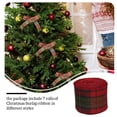 thumbnail image 2 of pitrice Christmas Ribbon Portable Party Decoration Classic Plaid House Decorations Exquisite Decorative Accessories for Celebration 7 Width 6cm, 2 of 6