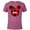 Berry Snow Heather, variant on Minnie Mouse MOM Holiday Family - Short Sleeve Blended T-Shirt for Adults- Customized-Denim Snow Heather