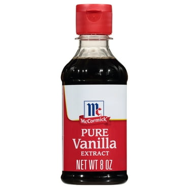 McCormick Non-GMO Gluten Free All Natural Pure Vanilla Extract, 8.0 fl oz Bottle