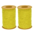 thumbnail image 1 of Hilo elástico Uxcell de 2 piezas 547 Yardas 0.5mm Grosor Hilo de látex para coser a mano, recogiendo, Amarillo, 1 of 6