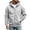 #03 Gray, variant on Zenithor Men's Hooded Windbreaker Jacket Zip Up Rain Coat Solid Long Sleeve Elastic Cuffs Pockets Spring Fall Outdoor Outerwear Black(XXS-3XL)