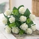 thumbnail image 4 of Flores Artificiales Colgantes para Exteriores, Ramo de Rosas de Eucalipto de Seda, Mini Rosas Artificiales para Decoración Del Hogar, Plantas Artificiales Que No Se Decoloran para Sala de Estar, Come, 4 of 5
