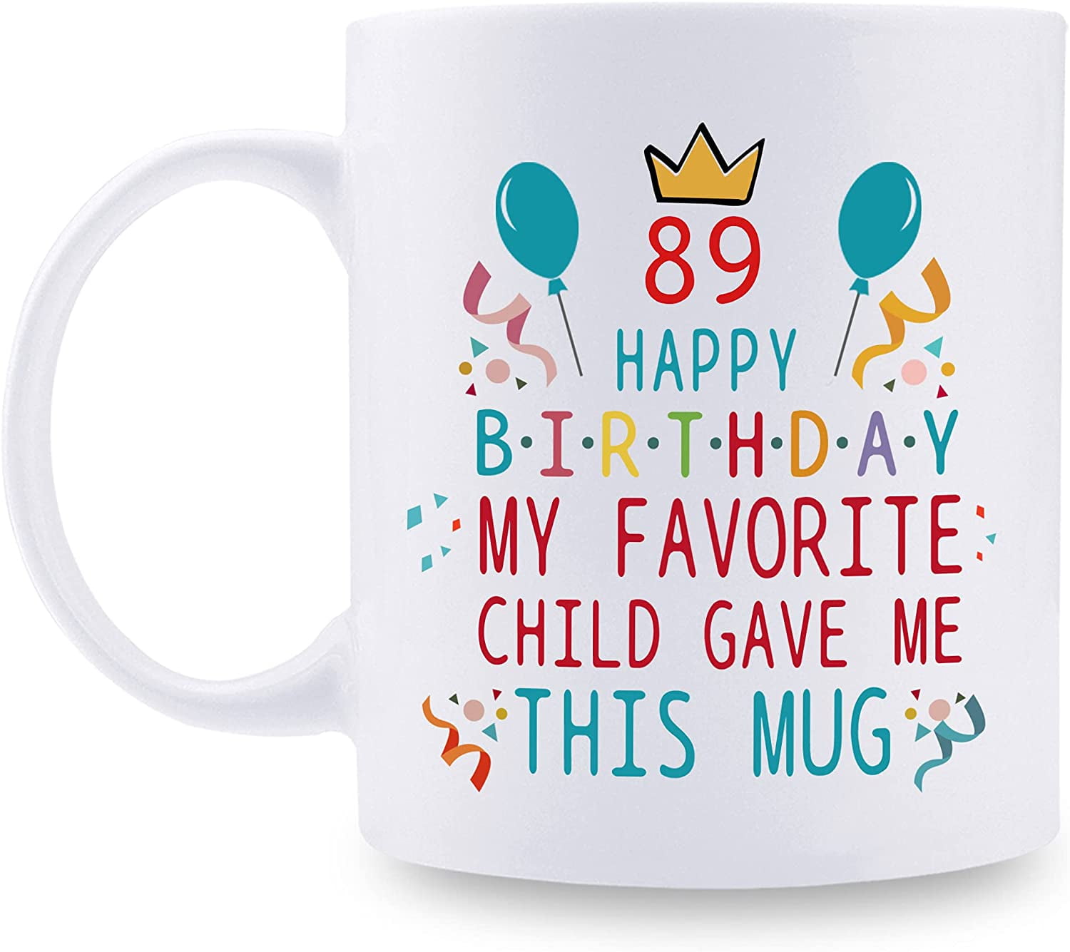 89th Birthday Gifts for Mom Dad from Daughter son 89 Happy Birthday