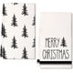thumbnail image 3 of ARKENY Juego de 2 toallas de cocina navideñas, toallas de plato de árbol de Navidad negras, 18x26 pulgadas, decoración del hogar de granja navideña AD101, 3 of 4