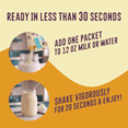 thumbnail image 5 of FlavCity Single Serve Whey Protein Powder - Vanilla Cream - 25g Protein All-in-One Smoothie - 1.52oz, 5 of 7