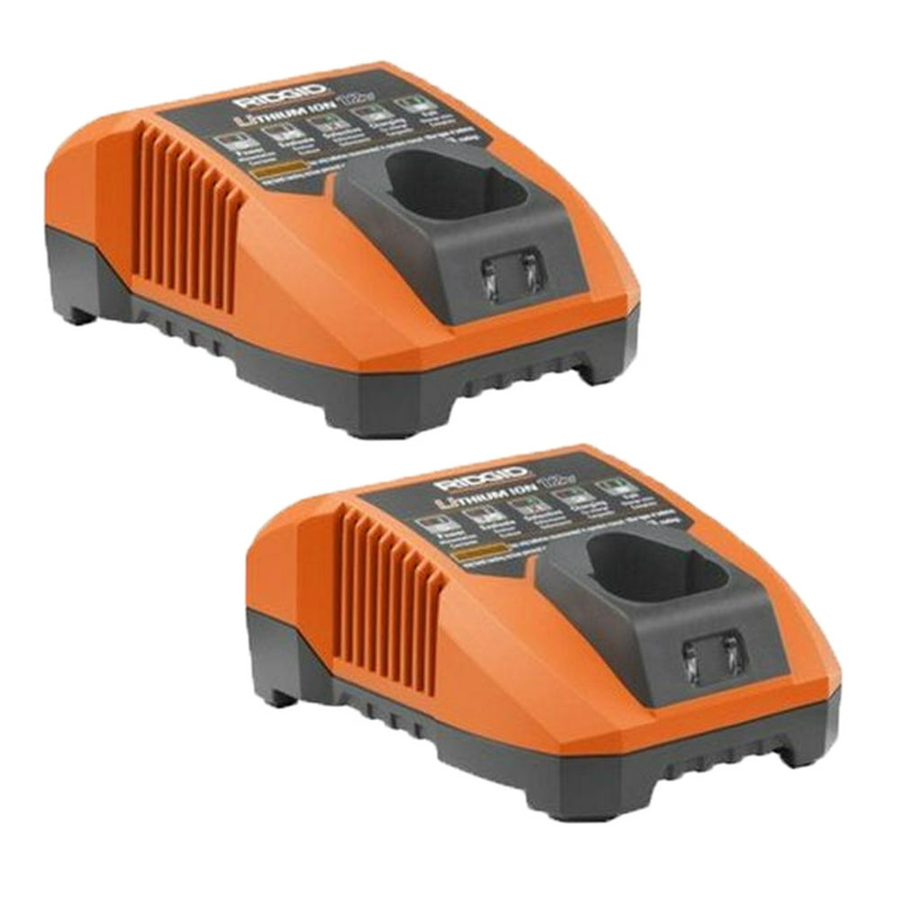 Ridgid 12V LithiumIon OEM Replacement Battery Charger (2 Pack