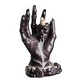 thumbnail image 2 of 1pc Ceramic Halloween Skull Backflow Incense Burner, Terrifying Ornament Aromatherapy Decor (Without Incense), 2 of 7