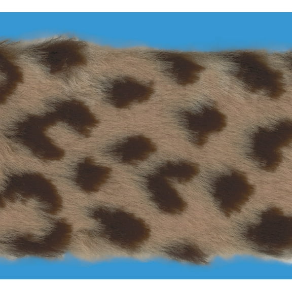 LEOPARD 2 INCH FAUX FUR