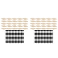 thumbnail image 1 of 25 Pack Unfinished Wood Coasters, 4 Inch Blank Square, 1 of 5