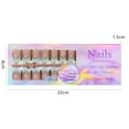 thumbnail image 6 of 150PCS French Gel Nail Tips 5 Colors French Tips Press on Nails 15 Sizes Fake Nails for Nail Art DIY Pre-applied Tip Primer & Base Coat, 6 of 9