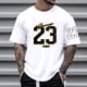 thumbnail image 2 of Playeras Interiores Hombre Cuello V Camisas De Cuello En V Para Hombre Camisetas De Manga Larga Casuales Elegantes Para Vacaciones En La Playa Tops Hippies De Verano, 2 of 7