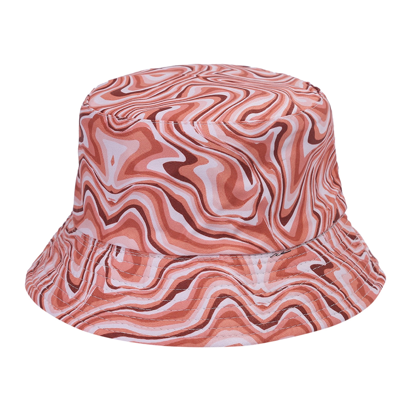 Chapeau De Pêcheur Double Face Léopard Noir - Unisexe Vacances Randonnée Festival, 56-58cm