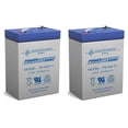 thumbnail image 3 of Power Sonic PS-640 6V 4.5AH SLA BATTERY F1 FAST ON TAB TERMINALS - 2 Pack, 3 of 4