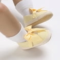 thumbnail image 4 of LUOGENLI Baby Shoes Size 5 Sandals Summer Children Toddler Shoes Girls Sports Flat Bottom Super Lightweight Ribbon Bow Solid Color Hook Loop Easy to Wear Baby Shoes 9-12 Months Boy Sandals 19, 4 of 9